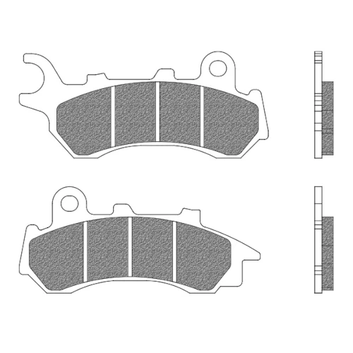 Coppia pastiglie freno Scooter Elite Organic BE1 | Newfren | anteriore