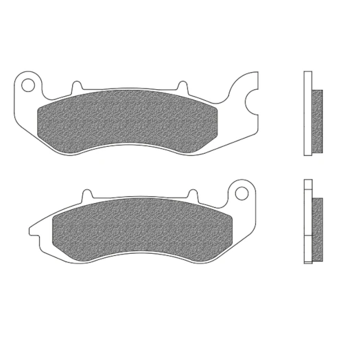 Couple of Road Touring Organic BT1 brake pads | Newfren | front