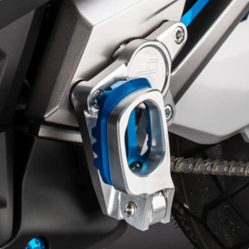 Couple of cobalt pliable footpegs | Lightech