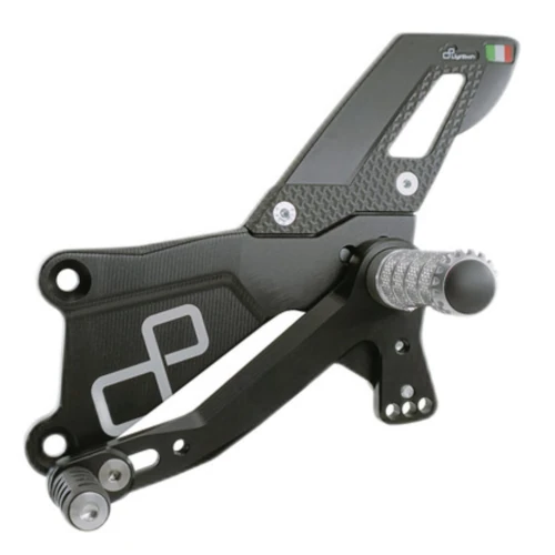 Couple of Track Use adjustable rearsets with fixed footpeg and double gear | Lightech