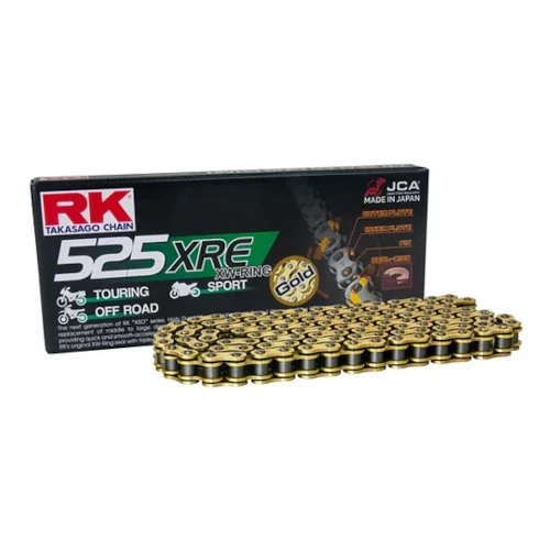 525XRE gold chain - 108 links - pitch 525 | RK | stock pitch