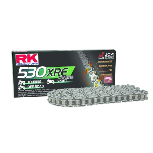 530XRE gray chain - 118 links - pitch 530 | RK | stock pitch