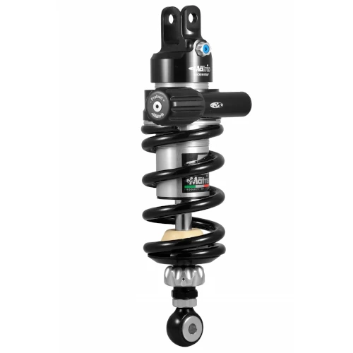 Rear shock-absorber M46KD | Black spring and hydraulic preload with integrated hexagon socket screw | Matris