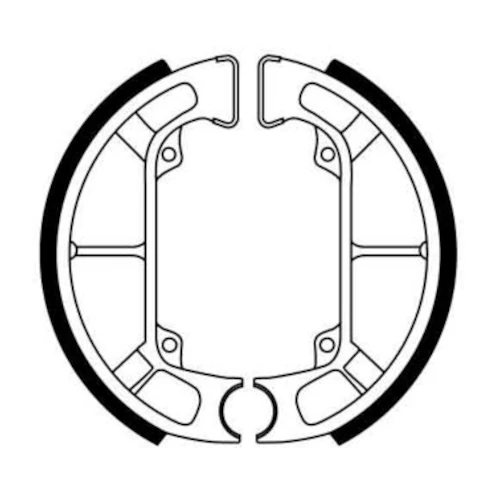 Couple of G2165 brake shoes | Galfer | rear